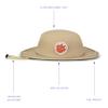 Pacific Headwear Standard NCAA Collegiate Manta Ray Boonie Hat-Sun Protection, Adjustable Fit, Lightweight, Outdoor Sports Cap, Main view 3