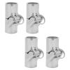 Astibym 316 Stainless Steel Boat Pipe Connector Folding Swivel Coupling Tube Joint Fittings for Marine Yacht view 3
