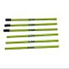 AIM MASTER Golf Alignment Sticks - Pack of 6 - to Work with Swing Training Aids. Sticks are Collapsible Trainer Practice Rods in Handy Storage Tube Case for Men Women Golfers