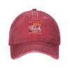 LIFANGMI I Like Them Real Thick and Sprucy Baseball Cap for Men Women Hats Adjustable Vintage Cowboy Hat Sun Hat Red view 2