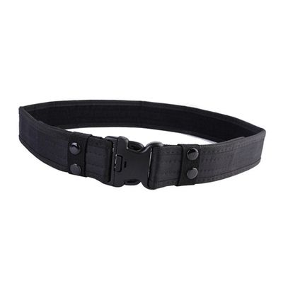 PACKOVE Men's Waistband Belt Quick Release Buckle Outdoor Sports Climbing and Hunting Black