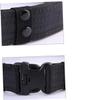PACKOVE Men's Waistband Belt Quick Release Buckle Outdoor Sports Climbing and Hunting Black view 2