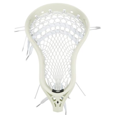 StringKing Mens Mark 2T Midfield Lacrosse Head Strung with Type 5s Mesh (Raw/White)