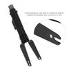 Scooter Front Fork, Aluminium Alloy Black Shock Absorption High Strength Front Fork General Accessory Compatible for Kugoo 8 Inch Electric Scooter view 2