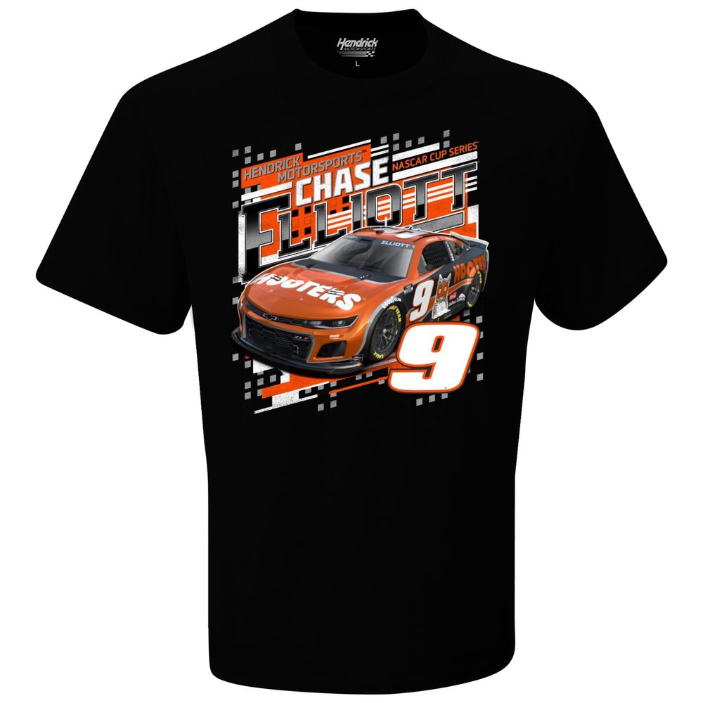 CHECKERED FLAG SPORTS Chase Elliot 2024 Draft T-Shirt - Automotive Racing Apparel Cup Series T-Shirt 2XL