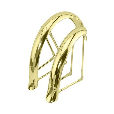 ALTALINE Gold 16" Bicycle Flared Adjustable Bike Fender Set