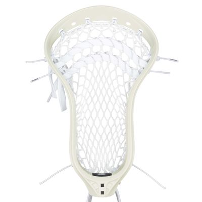 StringKing Mens Mark 2F Faceoff Lacrosse Head Strung with Type 4f Mesh (Raw/White)