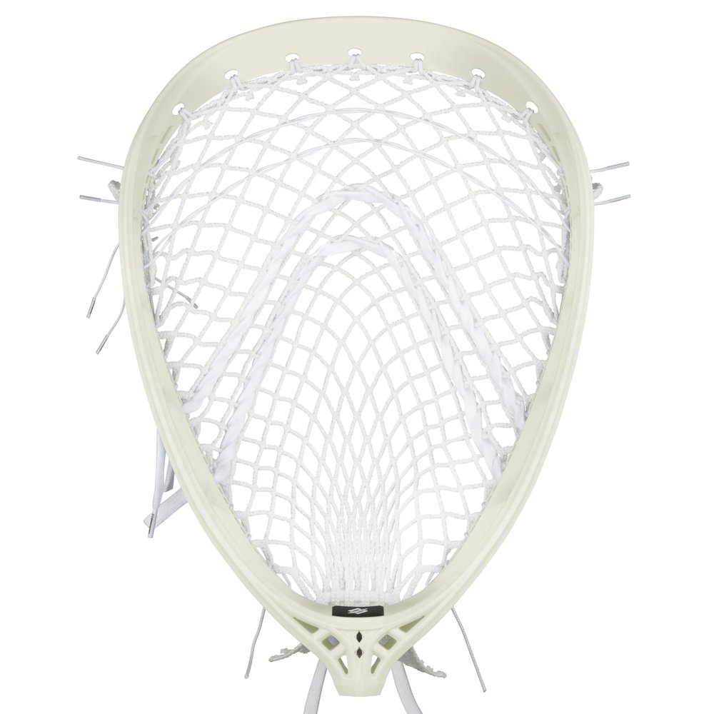 StringKing Mark 2G Goalie Lacrosse Head Strung with Grizzly Mesh (Grizzly 2s - Raw/White)