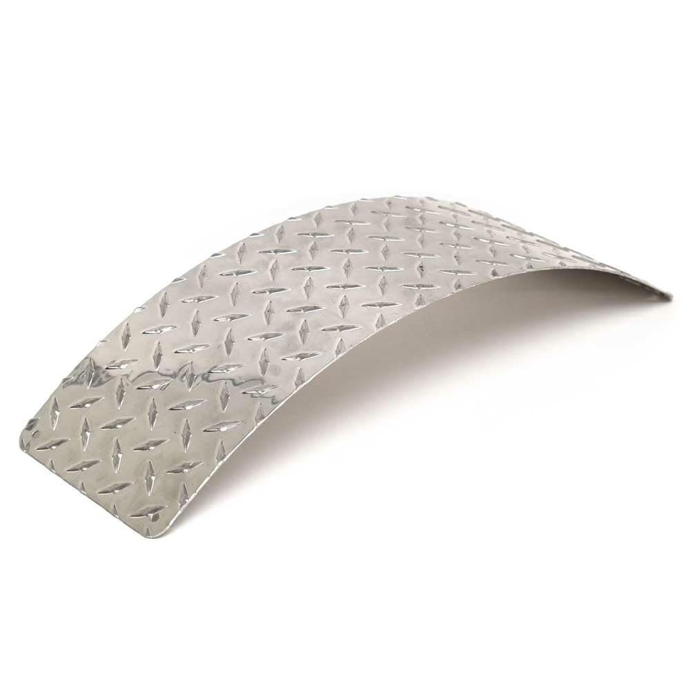 Cobalt Boat Trailer Fender | 18 1/2 Inch Aluminum Diamond Plate