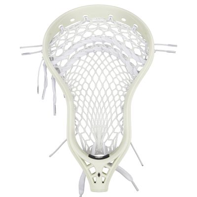 StringKing Mens Mark 2D Defense Lacrosse Head Strung with Type 5s Mesh (Raw/White)