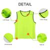 TopTie 12 PCS Nylon Mesh Scrimmage Team Training Vests, Event Vest for Basketball-LIGHTBLUE YELLOW-Adult view 2