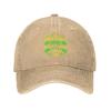 LIFANGMI Some Girls Play with Dolls Real Girls Go Fishing Baseball Cap for Men Women Hats Adjustable Vintage Cowboy Hat Sun Hat Natural view 2
