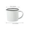 Hemoton Mini Cups 6cm Portable Mugs Vintage Iron Cups Handle Design for Milk Water Soda Tea view 2