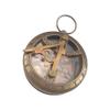 Antique Gilbert & Sons Pocket Brass Sundial Compass Nautical Navigational Durable Collectible Round Compass for Camping & Hiking Tool