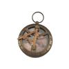 Antique Gilbert & Sons Pocket Brass Sundial Compass Nautical Navigational Durable Collectible Round Compass for Camping & Hiking Tool view 2