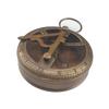 Antique Gilbert & Sons Pocket Brass Sundial Compass Nautical Navigational Durable Collectible Round Compass for Camping & Hiking Tool view 3