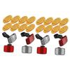 BESPORTBLE 2 Sets Plastic Reflector Motorcycle Bike Bicycle Lights for Night Riding Bike Safety Warning Light Spoke Lights Flashlight Decorations Wheel Resin Mountain