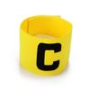 Yardwe 4pcs Football Soccer Captain Bands c Word Logo White Elastic Adjustable for Adults Boys and Girls view 3
