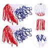 Yardwe 8pcs Heavy Duty Basketball Nets Woven Suitable for Indoor Outdoor Use Tear Resistant for Basketball Games and Shot Practice view 2