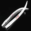 68 inch ILF Recurve Bow Limbs Carbon Fiber Takedown Recurve Bow Limbs Replacements 12-50lbs Compatible for 25 Riser (White, 16 Lbs) view 1