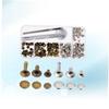LALAFINA 180pcs Leather Rivets Kit Installation Tools Rivets for Handbag Footwear and Shoe Decoration for Crafting and Personalizing Leather Projects view 2