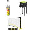 A11N Net Set: Pickleball Net, Hopper, Collector- Improved Your Pickleball Skills with Caddy and Elevate Your Game with Collector view 1