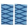 Table Tennis Racket Grip Tape, 2 Pcs Heat Shrinkable Ping Pong Bat Grip Tape, Table Tennis Paddle Grip, Sweatband Anti Slip Racket Grip Tape for Gripping Table Pong Paddle Increase Friction(Blue) view 1