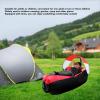 Leapiture Outdoor Inflatable Sofa Couch Inflatable Lounge Chair Easy Inflate Sofa Portable Inflatable Lounger for Camping Hiking Poolside Backyard (Red) view 3