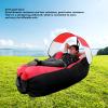Leapiture Outdoor Inflatable Sofa Couch Inflatable Lounge Chair Easy Inflate Sofa Portable Inflatable Lounger for Camping Hiking Poolside Backyard (Red) view 4