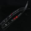 68 inch ILF Recurve Bow Limbs Carbon Fiber Takedown Recurve Bow Limbs Replacements 12-50lbs Compatible for 25 Riser (Black, 34 Lbs) view 1