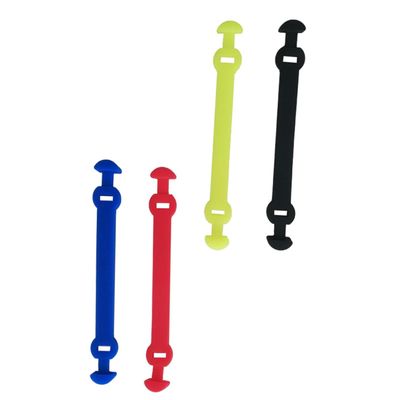 BESPORTBLE 8pcs Portable Tennis Racket Dampeners Silicone Absorbers Black Red and Fluorescent Yellow for Reducing and Enhancing Stability During Play