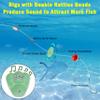 FUSIGO Fishing Double Rattle Beads, 35pcs Catfish Rattles Bells Portable Plastic Fishing Beads Catfish Rig Rattles Attractor Tackle Accessories for Catfish Bass Pompano view 3