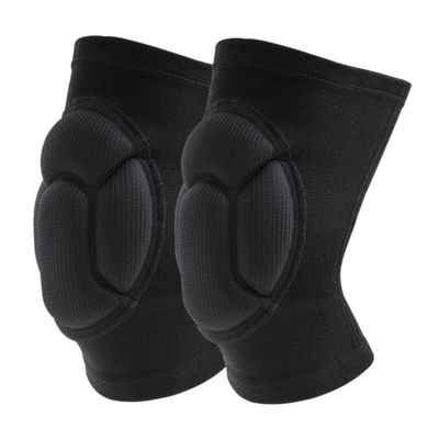 Yardwe 2pairs Knee Pads for Dance Roller Skating Sports Thick Sponge Cushioning Non- Design Fit for Men Women for Basketball Volleyball