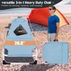 MOPHOTO Portable Folding Camping Cot with Mattress, Adjustable Face Down Tanning Chaise Lounge Chair Folding Bed Sleeping Cots Beds for Adults, Use for Outdoor Travel Camp Beach Patio view 2