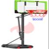 Portable Basketball Hoop Height Adjustable 8.5/10ft: Outdoor Basketball Goal System for All Ages in Backyard & Driveway, 33-48 Inch Shatterproof Backboard and Stable Base view 1