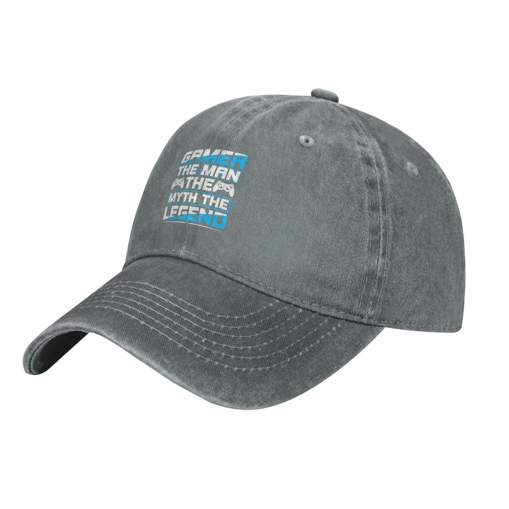 LIFANGMI The Myth The Legend Baseball Cap for Men Women Hats Adjustable Vintage Cowboy Hat Sun Hat Gray