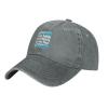 LIFANGMI The Myth The Legend Baseball Cap for Men Women Hats Adjustable Vintage Cowboy Hat Sun Hat Gray view 1