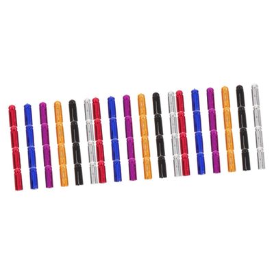 Yardwe 72pcs Dartboard Supplies Dart Flight Protectors Aluminum Fins for Flights Wing Tool for Darts