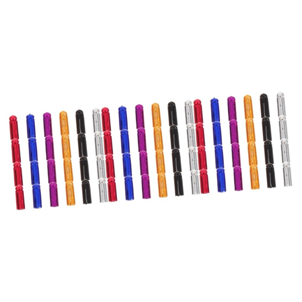 Yardwe 72pcs Dartboard Supplies Dart Flight Protectors Aluminum Fins for Flights Wing Tool for Darts