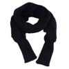 Women Winter Knitted Blanket Long Shawl Wrap With Sleeves Solid Color Crochet Sweater Scarf Multi-Use Poncho Cape Neck Warmer view 1
