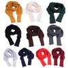 Women Winter Knitted Blanket Long Shawl Wrap With Sleeves Solid Color Crochet Sweater Scarf Multi-Use Poncho Cape Neck Warmer view 3