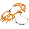 14 Teeth Ice Crampons with Anti Slip Spikes, Non Slip Shoe Grips, Durable Cleats for Outdoor Snow Hiking and Climbing, Secure Spike Shoe Attachment((43.5 Yards Orange)) view 2