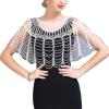 DGFJY 1920s Shawl Wrap Shawl Women Beaded Shawl Wrap Beaded Evening Cape Cape Shawl For Evening Dresses Evening Shawl 1920s view 1
