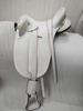 Australian Stock White Color Horse Saddle with Accessories Without Horn by SABA International (12") view 2