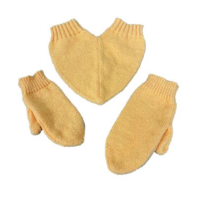 Winter Knitted Gloves With Hand Holding Design Couple Full Finger Gloves Thicken Outdoor Cycling Skiing Gloves Keep Warm Knit