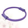 SUPVOX 1pc Womens Rings Exercise Machines Rings for Women Fitness Equipment Pilates Ring Exercises Yoga Ring Toning Ring Yoga Fitness Ring Miss Handle Purple Non-Slip view 1