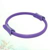 SUPVOX 1pc Womens Rings Exercise Machines Rings for Women Fitness Equipment Pilates Ring Exercises Yoga Ring Toning Ring Yoga Fitness Ring Miss Handle Purple Non-Slip view 3