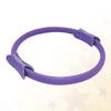 SUPVOX 1pc Womens Rings Exercise Machines Rings for Women Fitness Equipment Pilates Ring Exercises Yoga Ring Toning Ring Yoga Fitness Ring Miss Handle Purple Non-Slip view 4