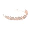 Beavorty 1pc Chic Rhinestone Crown Wedding Hair Accessory for Brides Delicate Headdress for Birthdays Parties and Special Occasions view 1