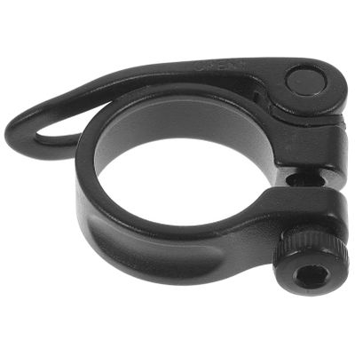 Baluue Aluminum Alloy Seatpost Clamp Bike Seat Tube Clip for Folding Bikes Easy Install Secure Fit Seatpost Collar